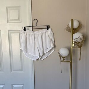 Nike Women's Athletic White Shorts